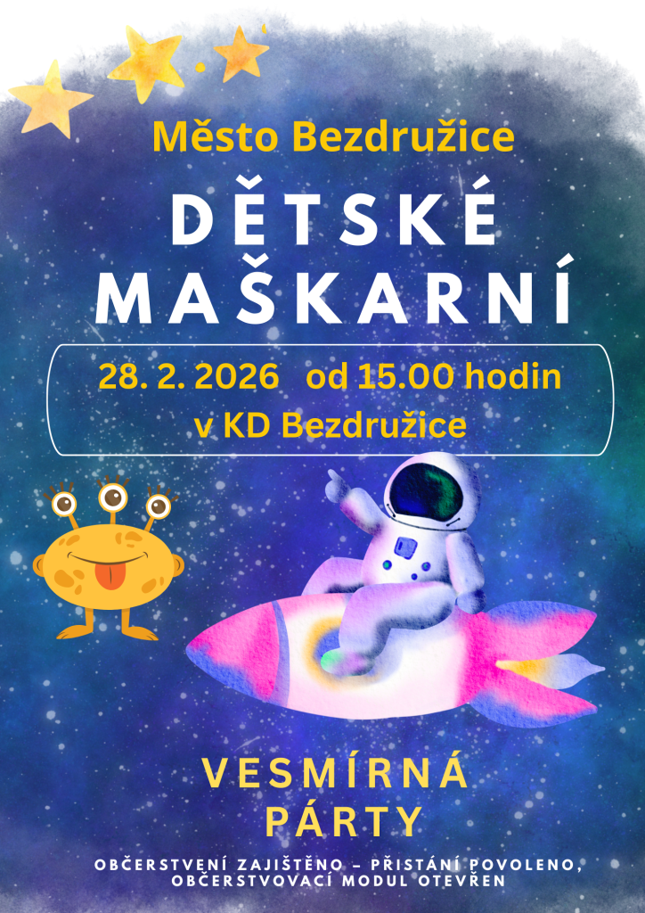 vesmírná párty s maskami