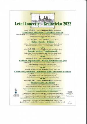 Letní koncerty Kralovicko 2022 1
